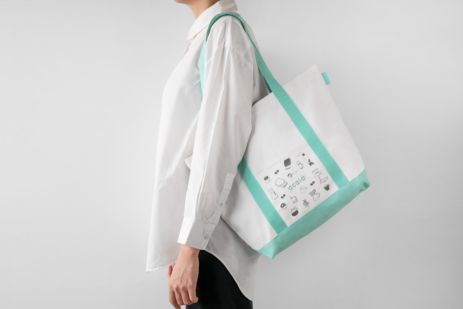 TOTE BAG - AQUA